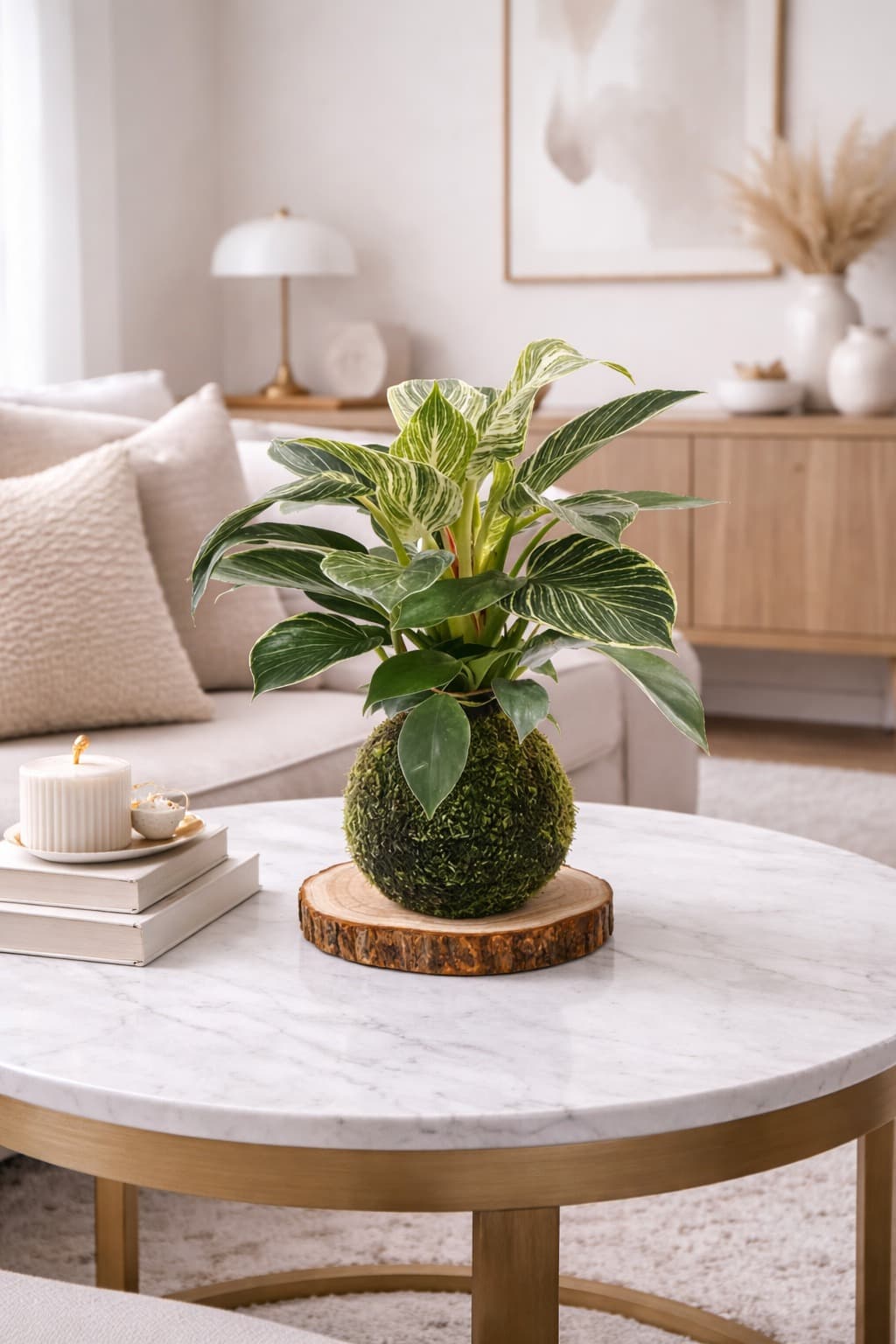 Kokedama Filodendro Birkn — kokedama artesanal no Rio de Janeiro / Tijuca