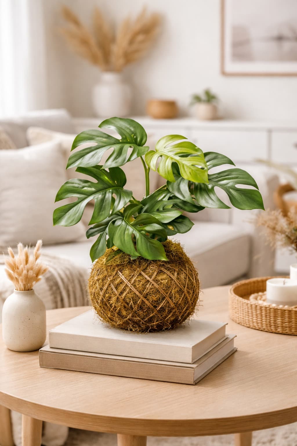 Kokedama Mini Costela de Adão — kokedama artesanal no Rio de Janeiro / Tijuca