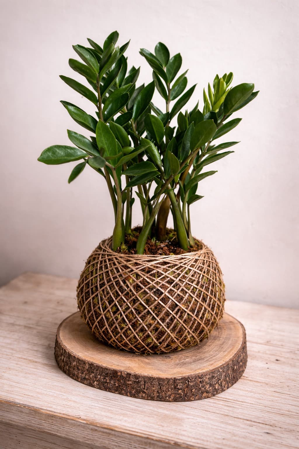 Kokedama Zamioculca — kokedama artesanal no Rio de Janeiro / Tijuca